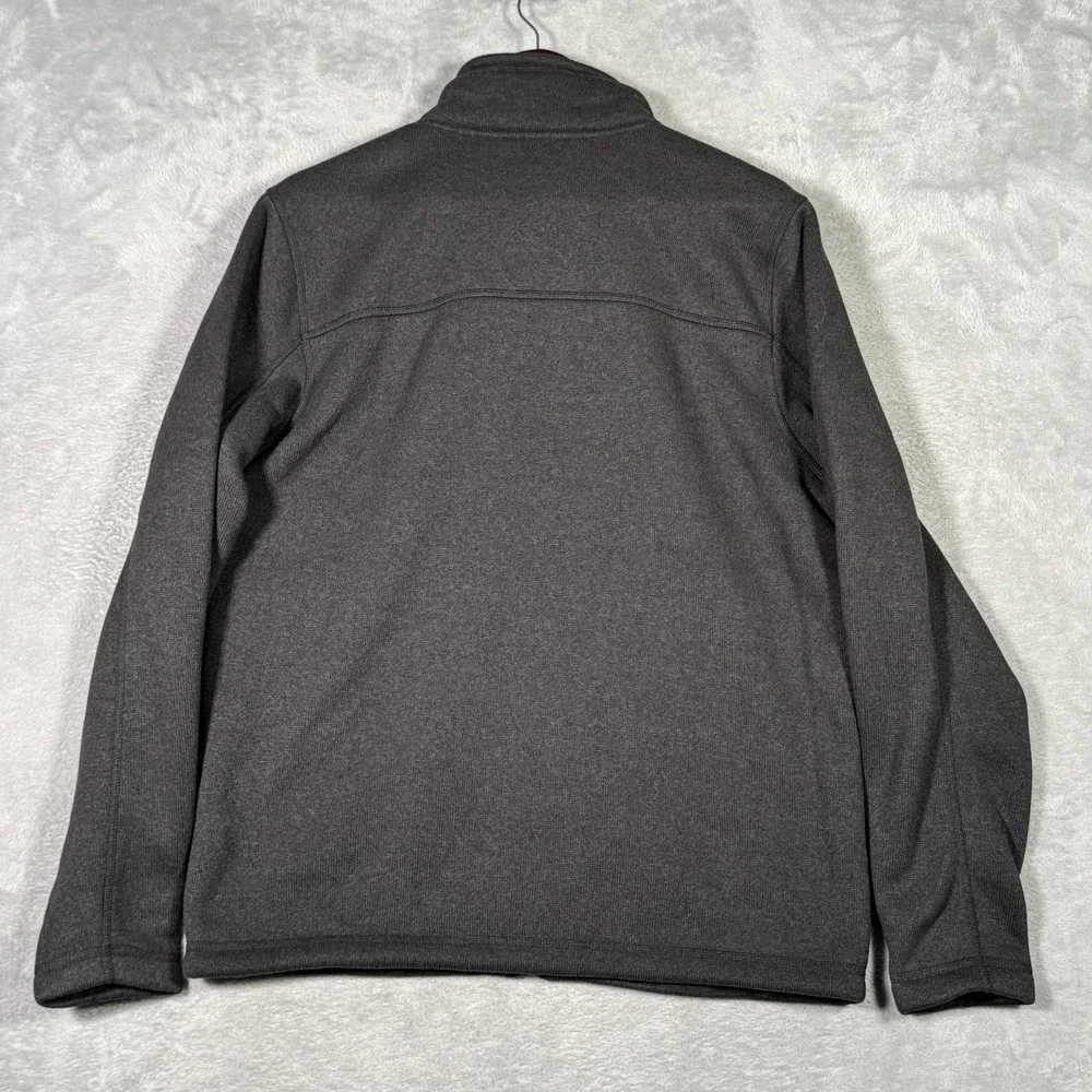The North Face Jacket Mens M‎ Black Fleece Full Zip Visus Therapeutics Sweater